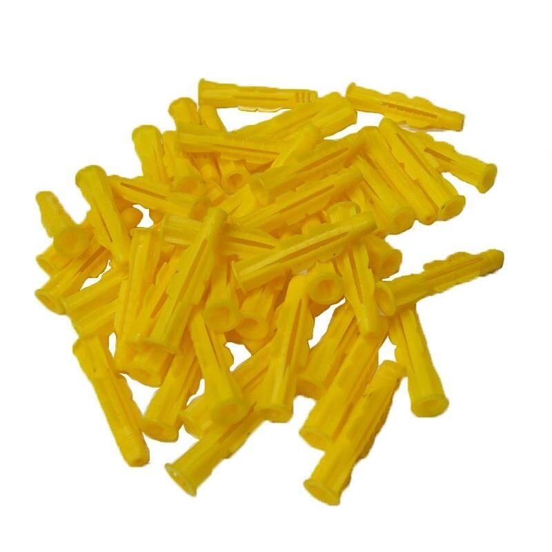 Plastik Dübel Sarı Elektromer 100 Adet 10 mm