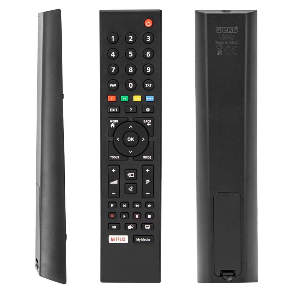 Ayt Arçelik Beko Netflix My Media Tuşlu Lcd Led Tv Kumandası Uzaktan Kumanda