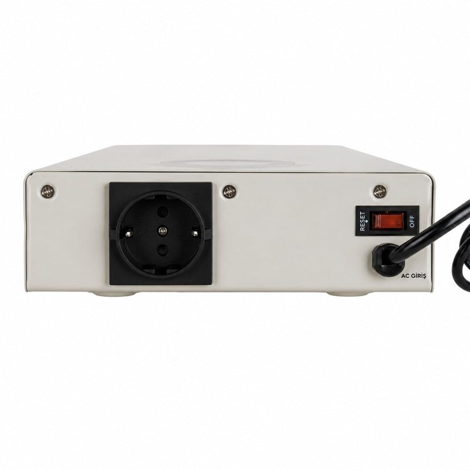 Powermaster Slim-1000 Otomatik Voltaj Kombi Regülatörü 220V Ev Tipi Regülatör 220 Volt 1000 Watt
