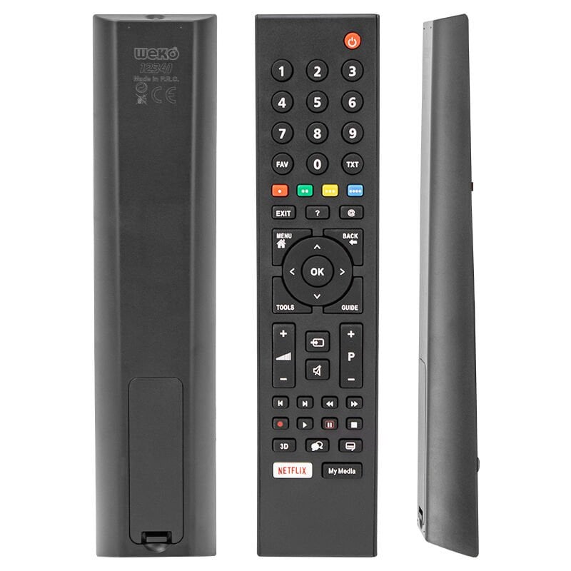Ayt Arçelik Beko Netflix My Media Tuşlu Lcd Led Tv Kumandası Uzaktan Kumanda