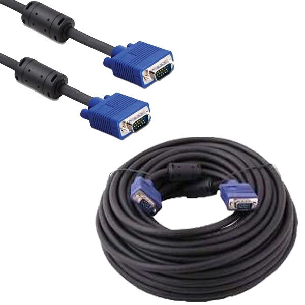 Ayt 15 Pin Erkek Erkek 40 Metre Vga Kablo İki Ucu Erkek Bilgisayar Monitör Vga Kablosu