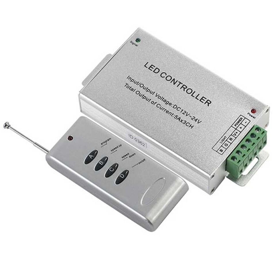 Ayt Pm-11651 12 Volt 24 Volt 12 Amper Kumandalı Rgb Renkli Led Kontrol Devresi