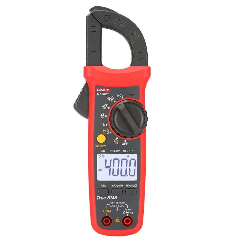 Powermaster Pensampermetre UT-202 Ac Dc Voltaj Akım Sıcaklık Ölçer Ölçüm Cihazı
