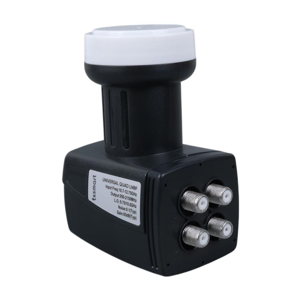 -Ayt T&Smart Dört Çıkışlı Lnb Çanak Anten Uydu Lnbsi 4 Lü 4K Görüntülü