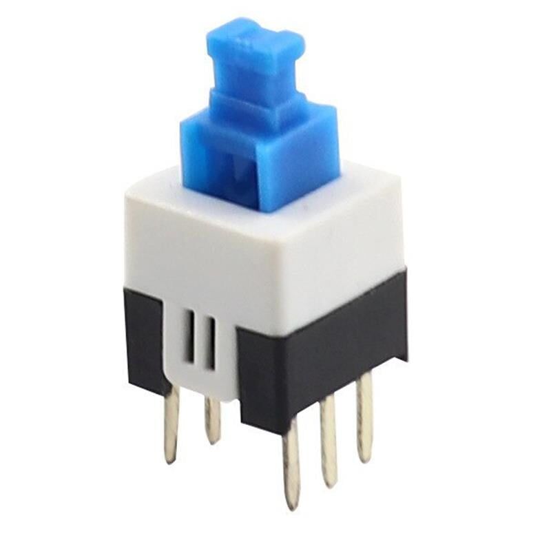 Tactile Push Buton Switch Düğme Anahtar 8x8 Mm 6 Pin Bacaklı 100 Bin Kullanım Ömrü