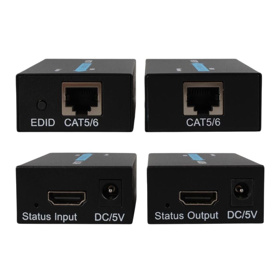 Powermaster PM-18232 HDMI To Cat5-Cat6 Extender 60 Metre Uzatıcı