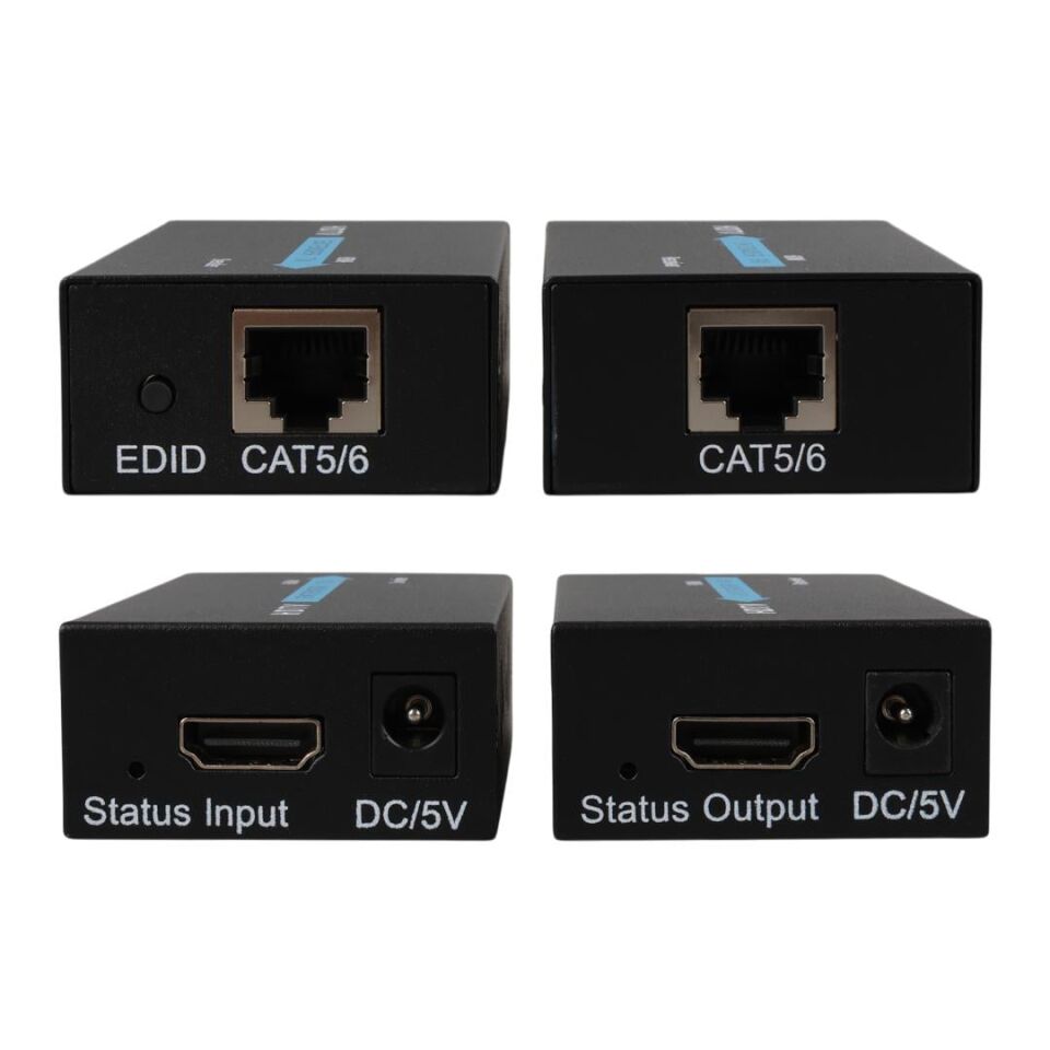Powermaster PM-18232 HDMI To Cat5-Cat6 Extender 60 Metre Uzatıcı