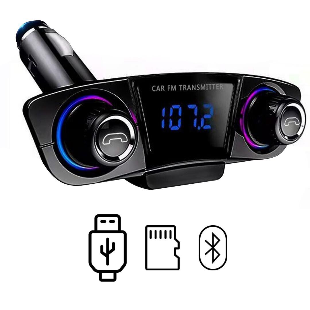 Ayyt Powermaster PM-22010 Bluetooth SD Hafıza Kartı Aux Flash Bellek FM Transmitter Oto Araç Çakmaklık Müzik Aktarıcı