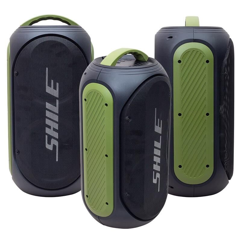 Ayt Shile SL-2019A El Mikrofonlu Kumandalı Usb Sd Kart Bluetooth Rgb Işıklı Taşınabilir Şarjlı Seyyar Anfi Hoparlör