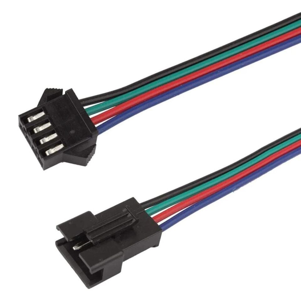 IC-261J-4 JST SM 4 Pin Kablolu Konnektör Takım Soketli Kablo 30 Cm
