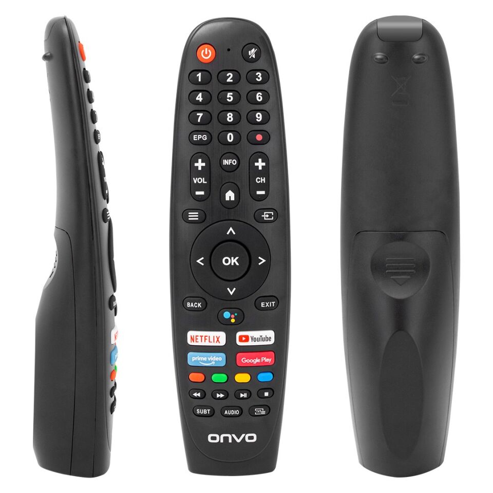 Onvo OV50F900-OV55F900 - Dijitsu - Saba - Profilo Netflix-Youtube-Prime Video-Google Play Tuşlu Ses Komutlu Lcd Led Tv Kumandası