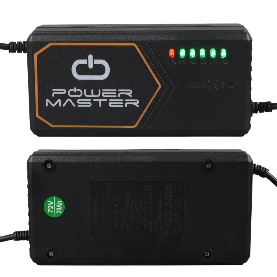 Ayt Powermaster Pm-31125 72 Volt 20 Amper Elektrikli Bisiklet Scooter Şarj Cihazı Aleti C16 Uçlu