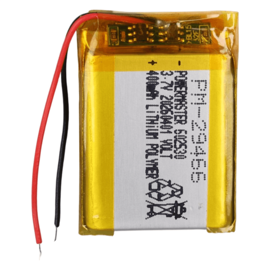 Powermaster 602530 3.7V 400 Mah Lityum Polimer Li-Po Batarya Ciklet Pil