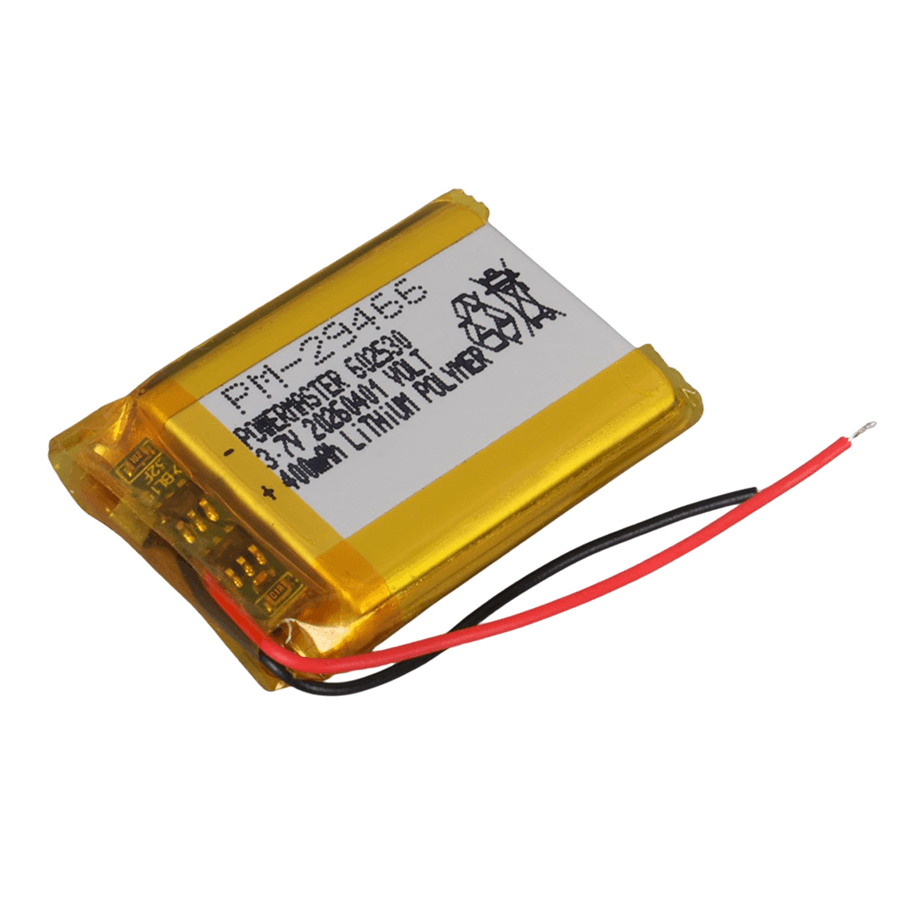 Powermaster 602530 3.7V 400 Mah Lityum Polimer Li-Po Batarya Ciklet Pil