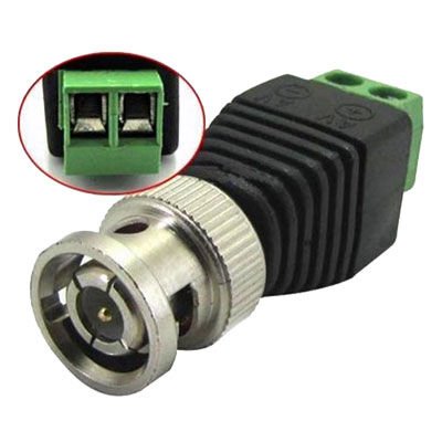 Ayt PM-DC608 Video Balun DC TO BNC Konnektör Kesik Kamera Kablosu Soket Ucu Dvr Kayıt Cihazına Takma Soketi