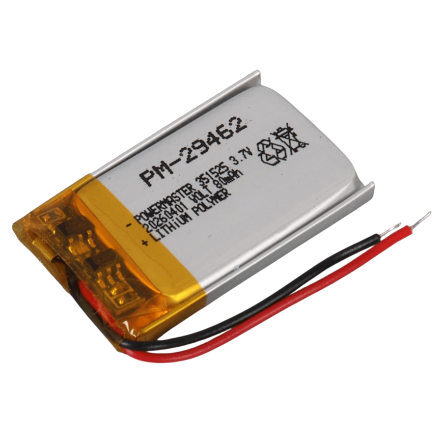 Powermaster 351525 3.7V 80 Mah Lityum Polimer Li-Po Batarya Ciklet Pil