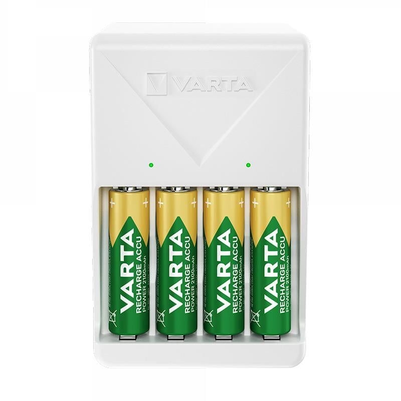 Varta 4xAA 2100 Mah Şarjlı Pil + Pil Şarj Cihazı