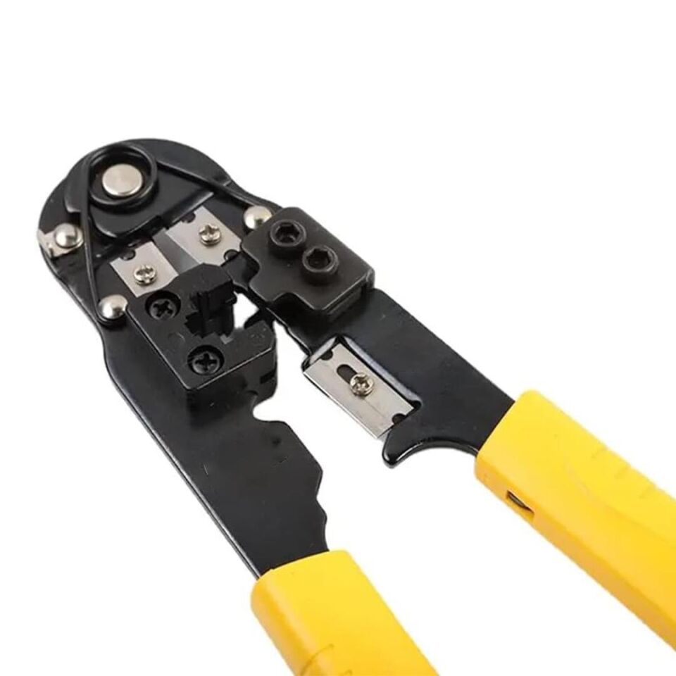 Powermaster Yk-210C Rj45 Cat6 Kablo Soket Sıkma Pensesi Ethernet İnternet Jack Soketi Sıkma Pense