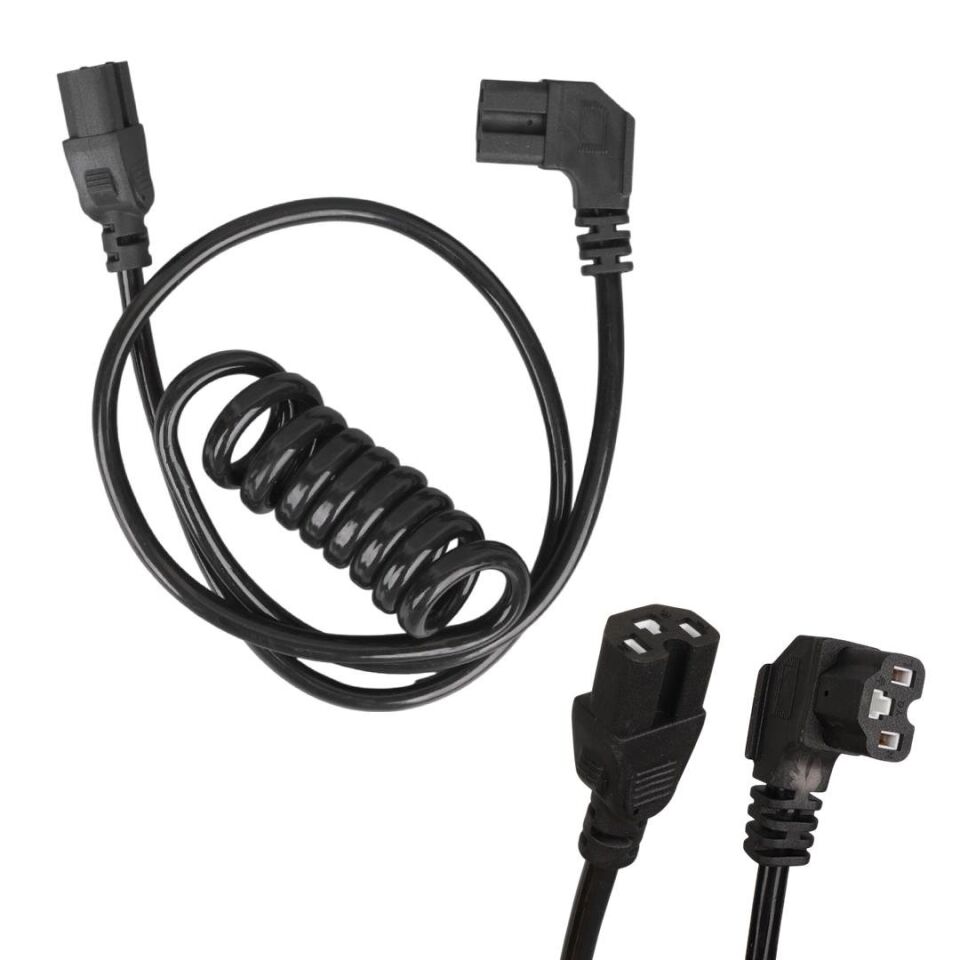 Ayt PowerMaster PM-25754 IEC-C14 Spiral Çay Toplama Makinesi Elektirik Güç Power Kablosu SAA132240EA - ST3W Kablo