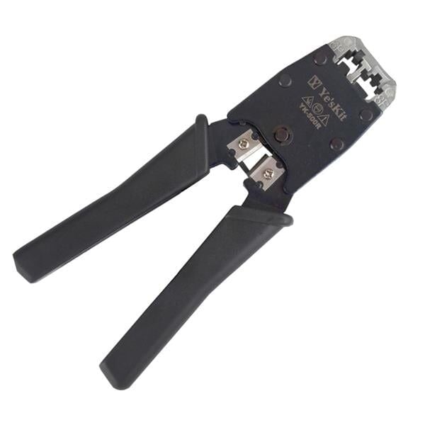 Powermaster YK-500 RJ11 RJ12 RJ45 Sıkma Pensesi Ethernet Soketi Telefon Hat Jack İnternet Ucu Takma Pensesi