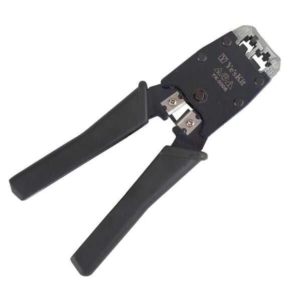 Powermaster YK-500 RJ11 RJ12 RJ45 Sıkma Pensesi Ethernet Soketi Telefon Hat Jack İnternet Ucu Takma Pensesi