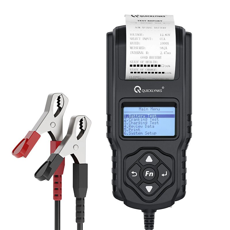 Ayt Powermaster BA2000 12-24V 30-220 Ah Akü Test Cihazı Marş Ve Şarj Alternatör Sistemi Test Cihazı