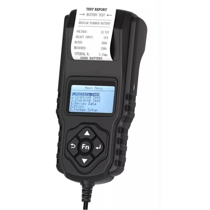 Ayt Powermaster BA2000 12-24V 30-220 Ah Akü Test Cihazı Marş Ve Şarj Alternatör Sistemi Test Cihazı