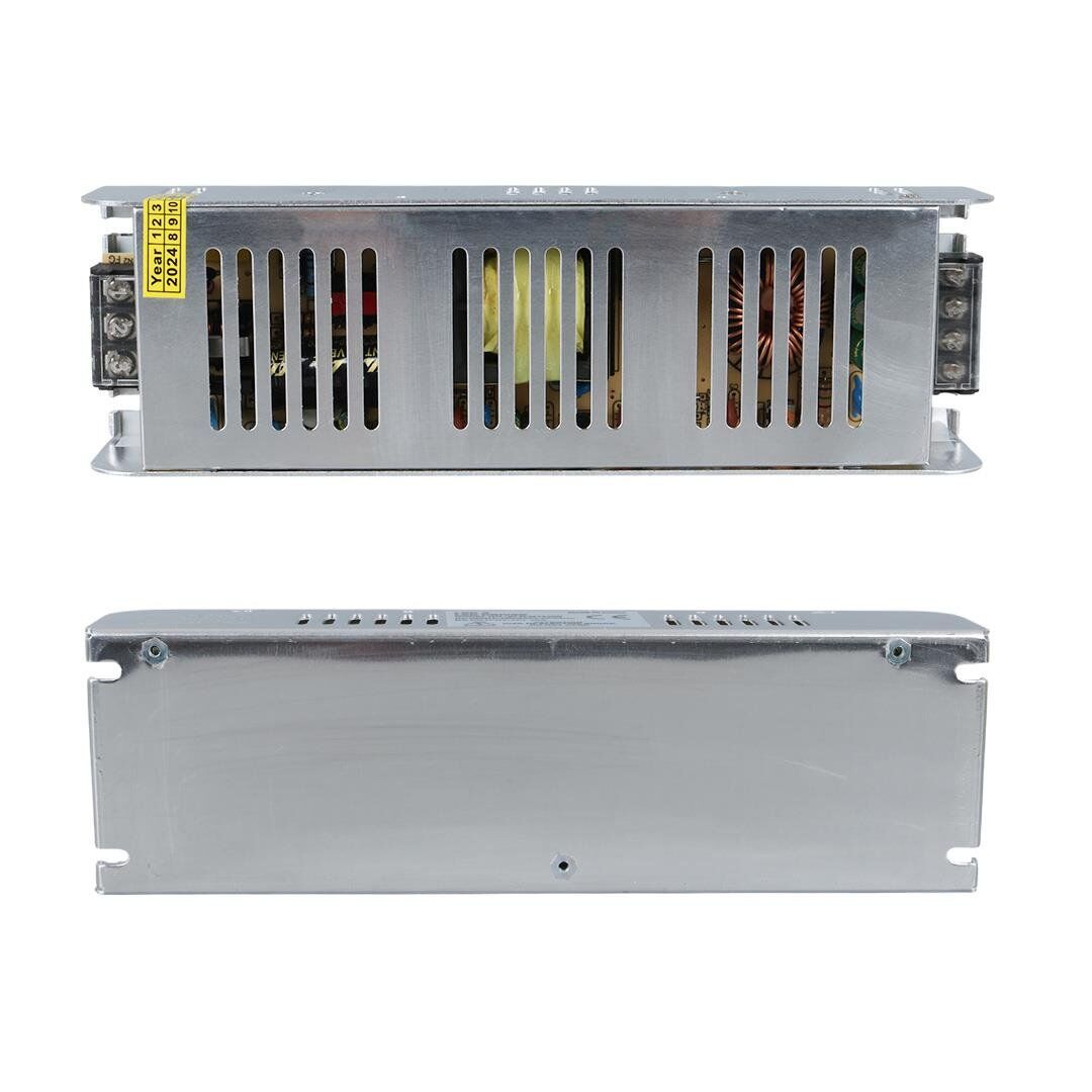 Ledx ALN-M1220S 12 Volt 20 Amper 240 Watt Slim Metal Kasa Adaptör 225X65x38mm