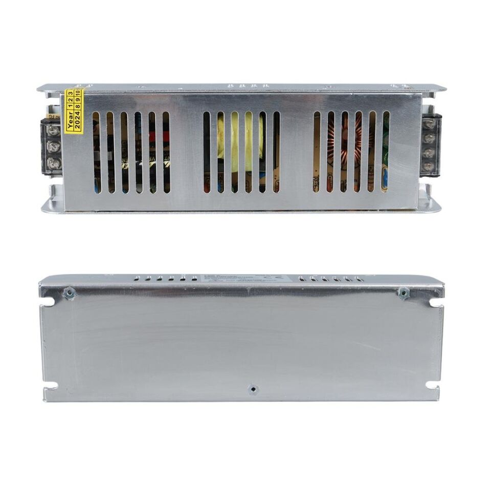 Ledx ALN-M1220S 12 Volt 20 Amper 240 Watt Slim Metal Kasa Adaptör 225X65x38mm