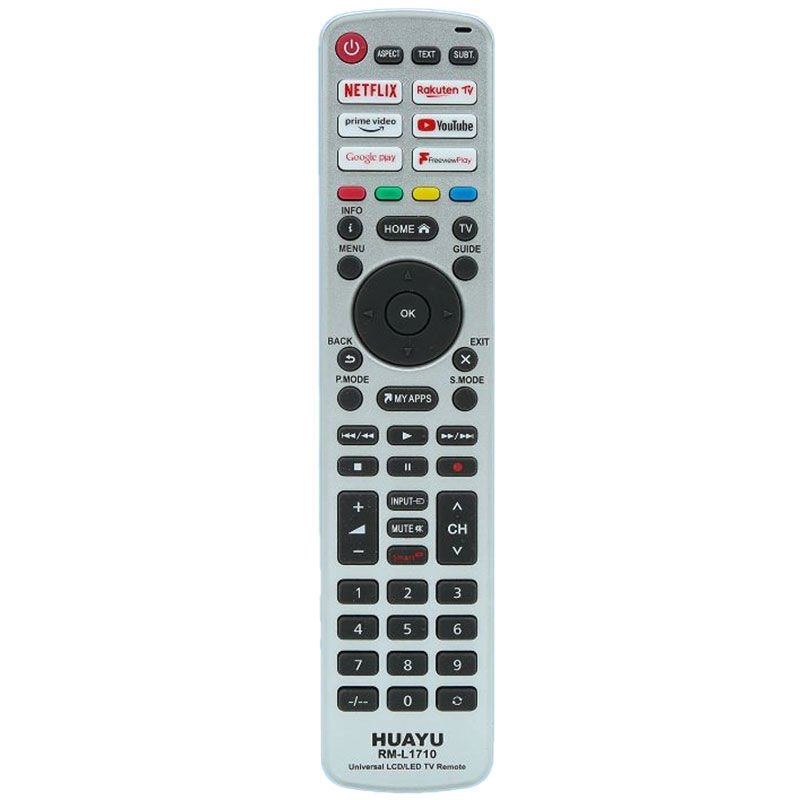 Ayt Huayu Unıversal Akıllı Kodlanabilir Kumanda Netflıx Prıme Vıdeo Youtube Rakuten Tv Tuşlu Lcd Led Tv Kumandası