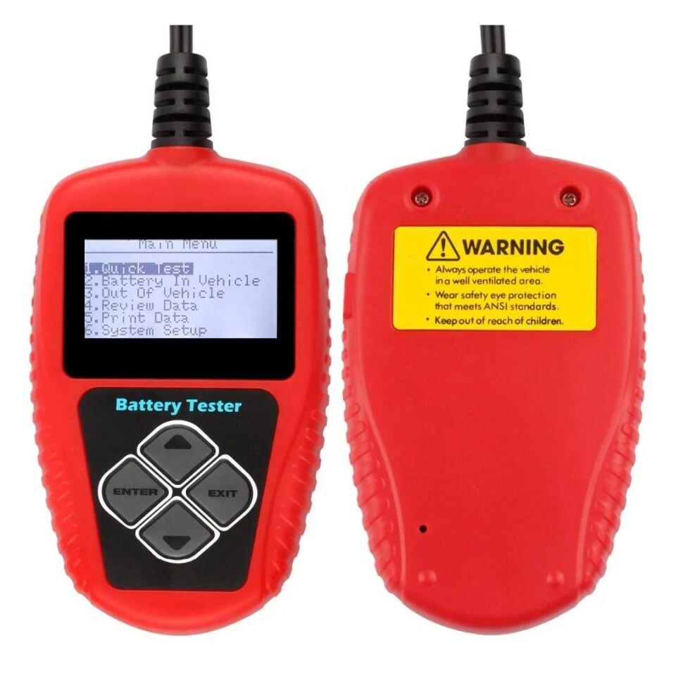 Powermaster BA101 12V 30-220Ah Akü Test Cihazı Marş Ve Şarj Alternatör Sistemi Test Cihazı