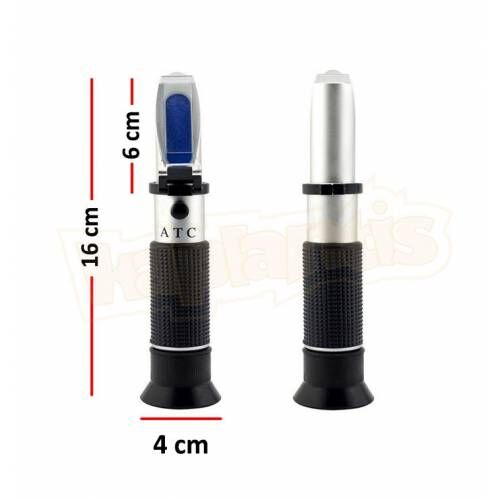 ATC 0-20 Süt Analiz Refraktometresi Süt Yağ Su Oranı Tespiti Ölçüm Cihazı Aleti