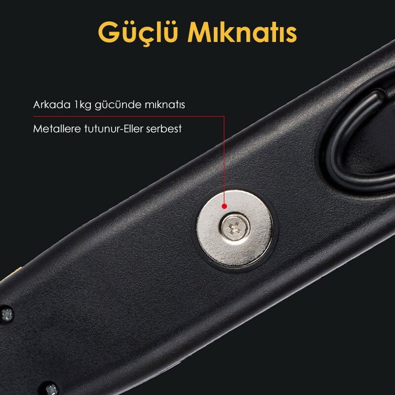 Ayt Powermaster Pm-14905 220 Volt 7 Metre Kablolu 100 Ledli Seyyar Çalışma Lambası Tamirci Led Aydınlatma