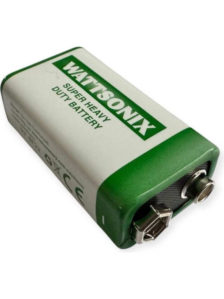 Ayt Wattsonix Çinko Karbon 6f22 9 Volt Pil 2 Adet