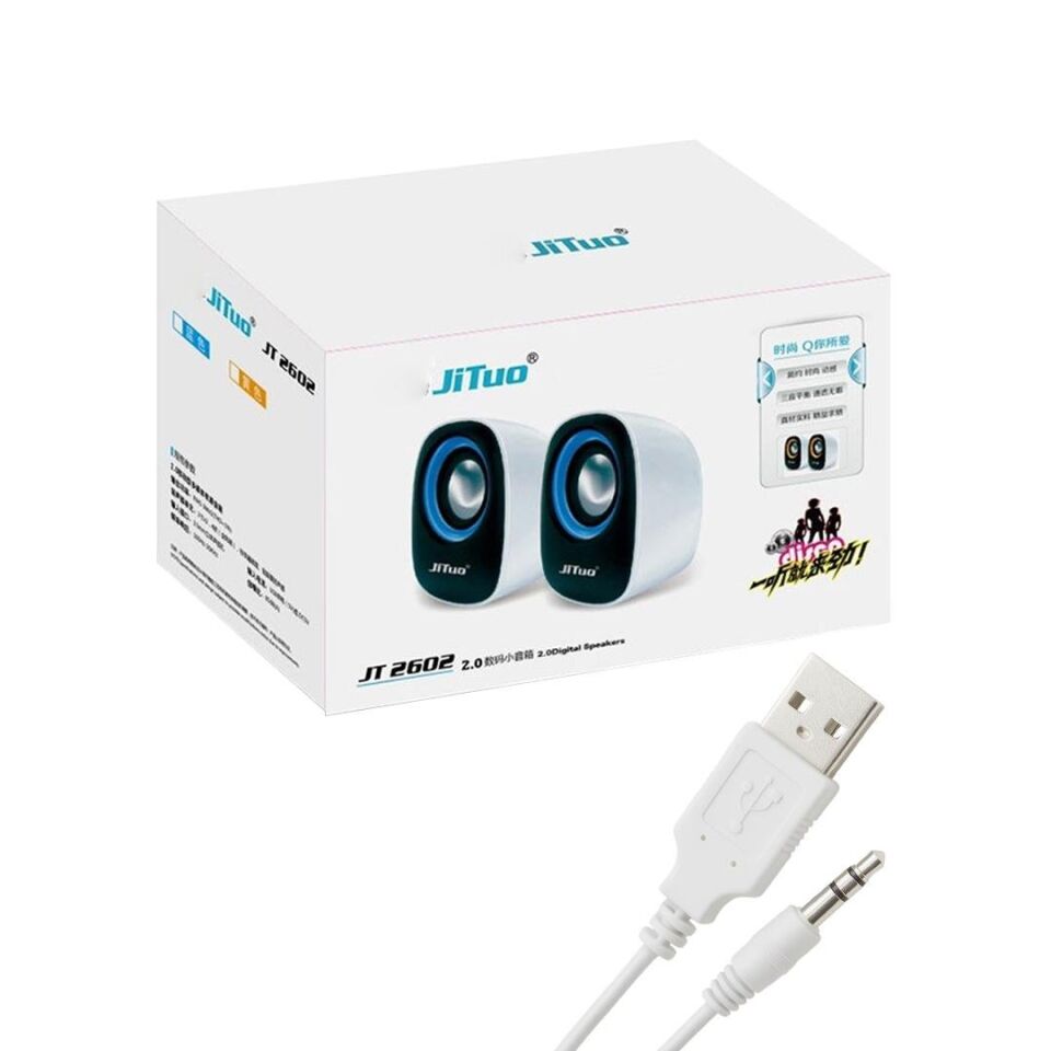 Ayt Magicvoice MV-24835 2X3 Watt 1+1 Mini Usb Hoparlör Pc Bilgisayar Hoparlörü