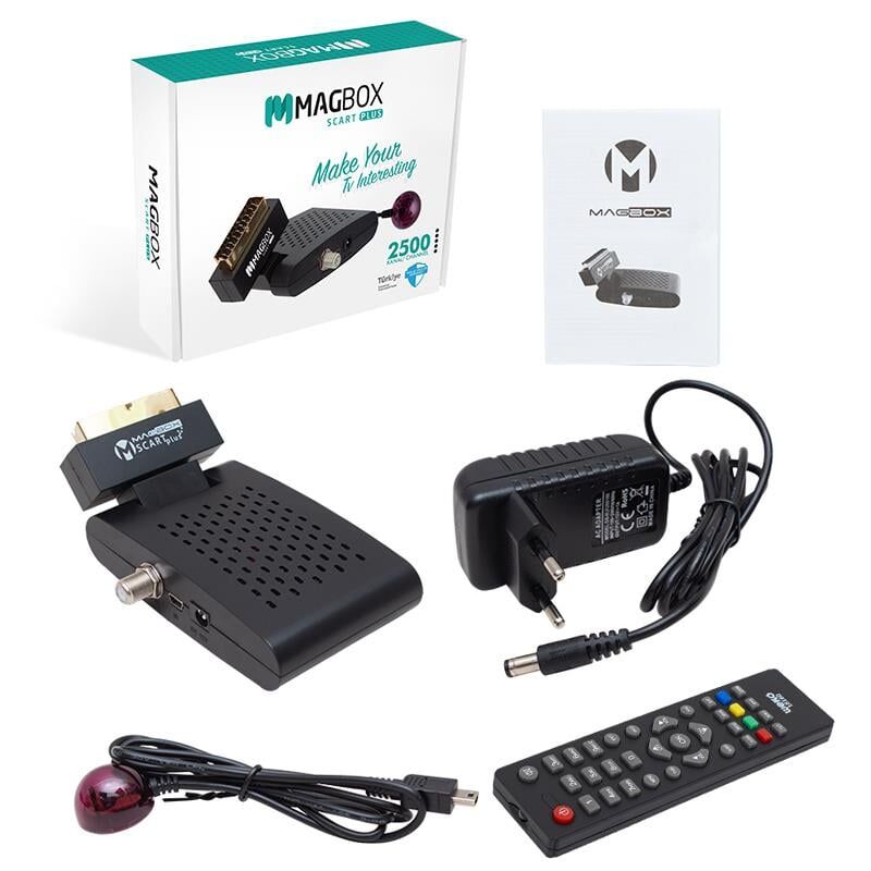 Magbox Scart Plus Mini Sd Scart Uydu Alıcısı Tkgsli Tüplü Televizyon İçin Scart Girişli Uydu Cihazı