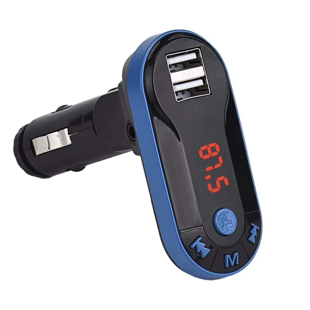 Fm Modulatör Çift Usb Sd Mp3 12-24 Volt Bluetooth Hafızasız Fm Transmitter Oto Araç Tır Teyp Telefon Müzik