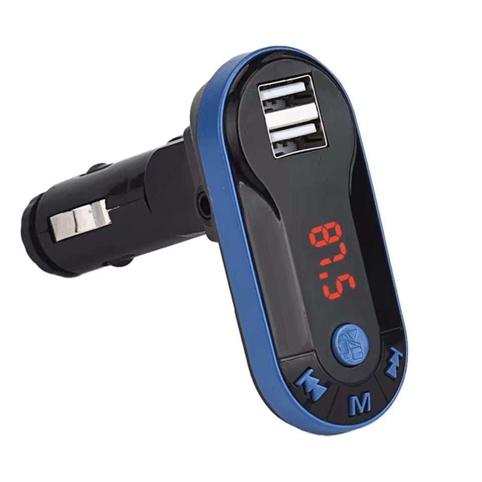 Ayt Fm Modulatör Çift Usb Sd Mp3 12-24 Volt Bluetooth Hafızasız Fm Transmitter Oto Araç Tır Teyp Telefon Müzik
