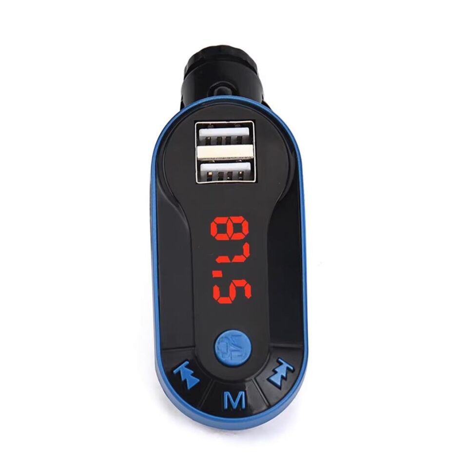 Ayt Fm Modulatör Çift Usb Sd Mp3 12-24 Volt Bluetooth Hafızasız Fm Transmitter Oto Araç Tır Teyp Telefon Müzik