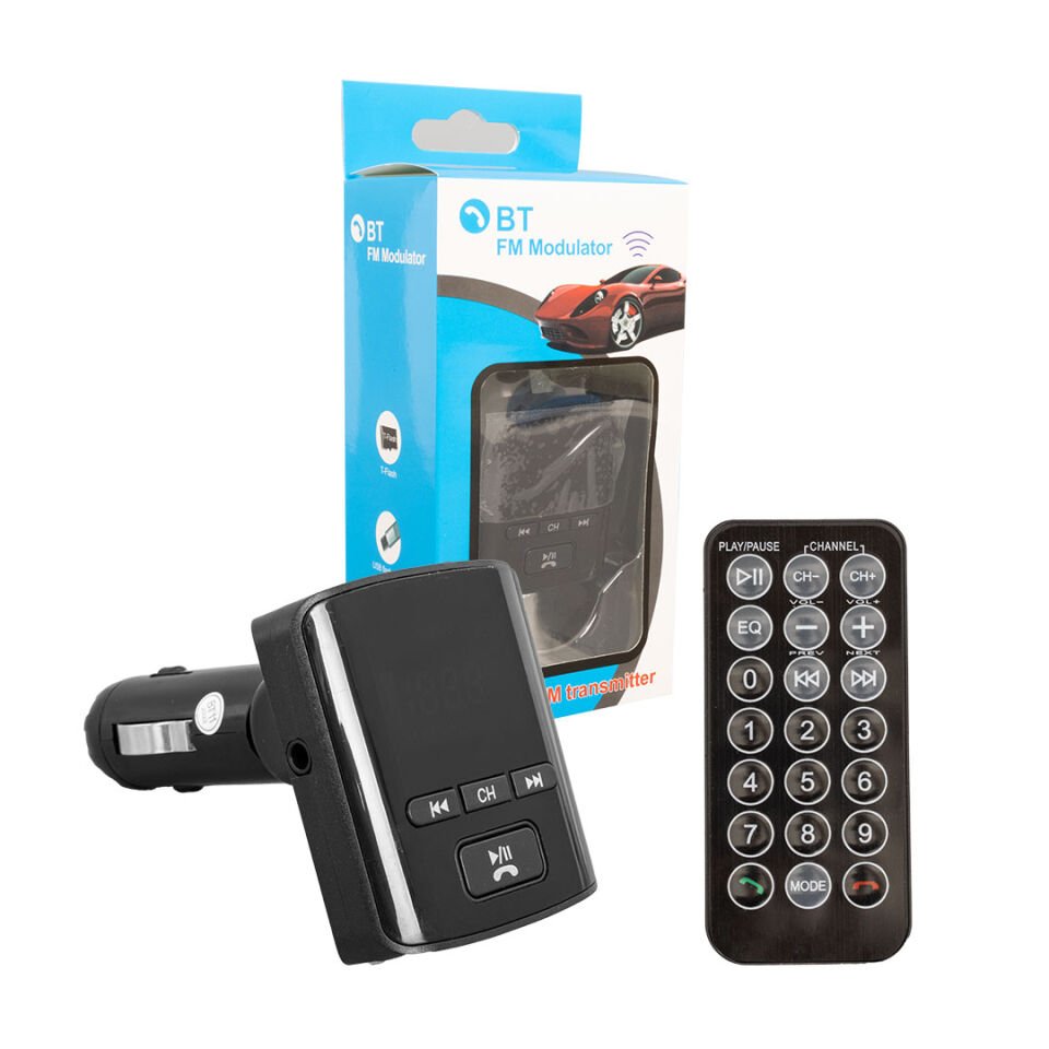 Ayt Fm Modulatör Çift Usb Sd Mp3 12-24 Volt Bluetooth Hafızasız Fm Transmitter Oto Araç Tır Teyp Telefon Müzik