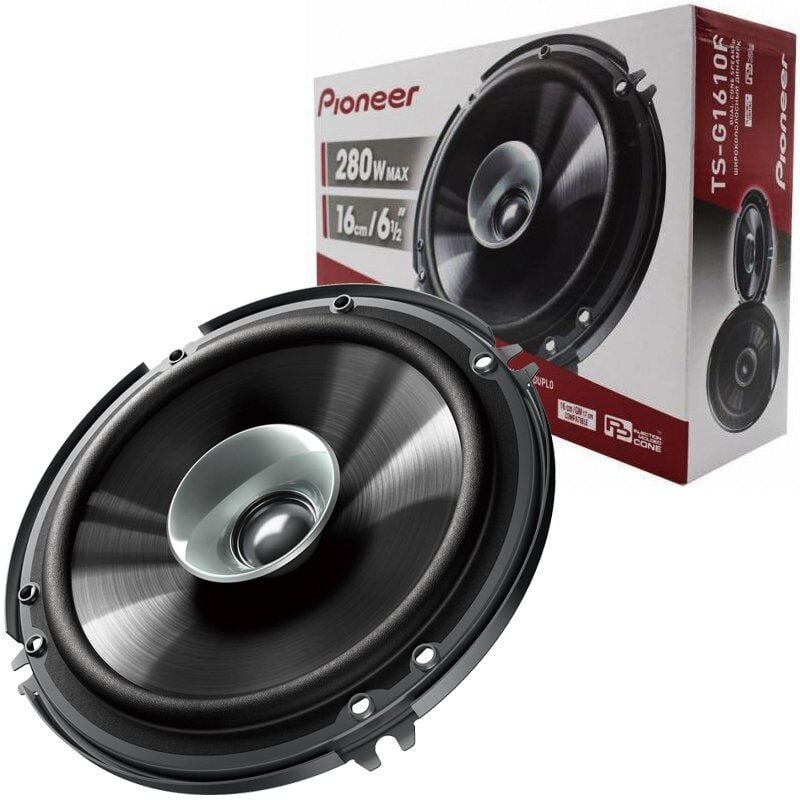 Pioneer TS-G1610F 16 Cm Tweetersız 280 Watt Oto Hoparlör 2 li Takım Araba Hoparlör Seti Oto Hoparlör 16 Cm