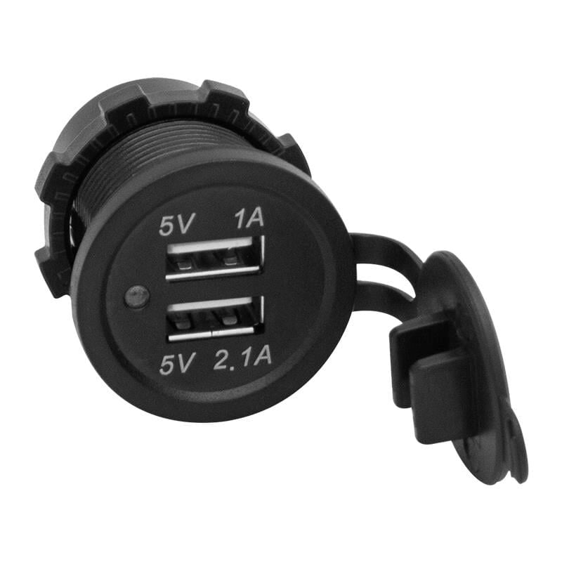 Pano Tipi USB IC-266C 8-32 Volt Kulaksız 30 Mm Oto Çakmaklı Boyutunda 12V Kullanılabilir Usb Şarj Girişi