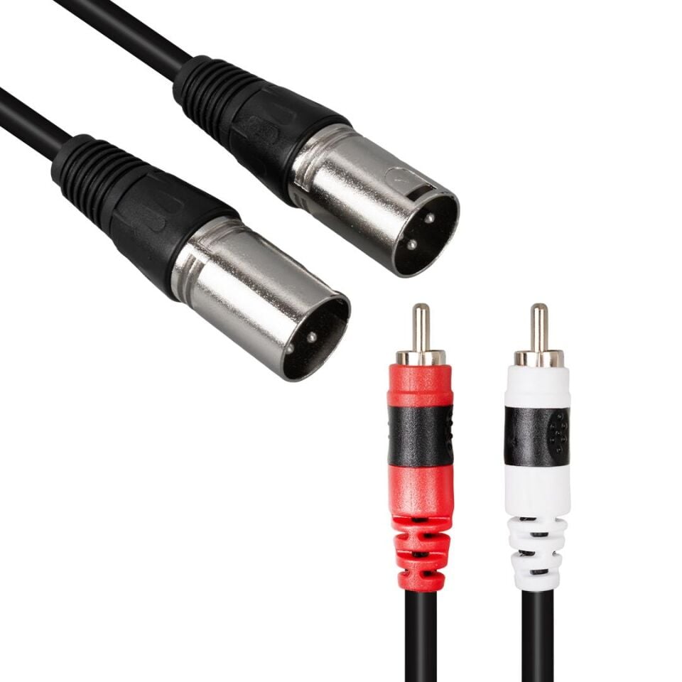 Ayt Powermaster 2 Xlr Dişi 2 Rca Renkli Kablo 3 Metre