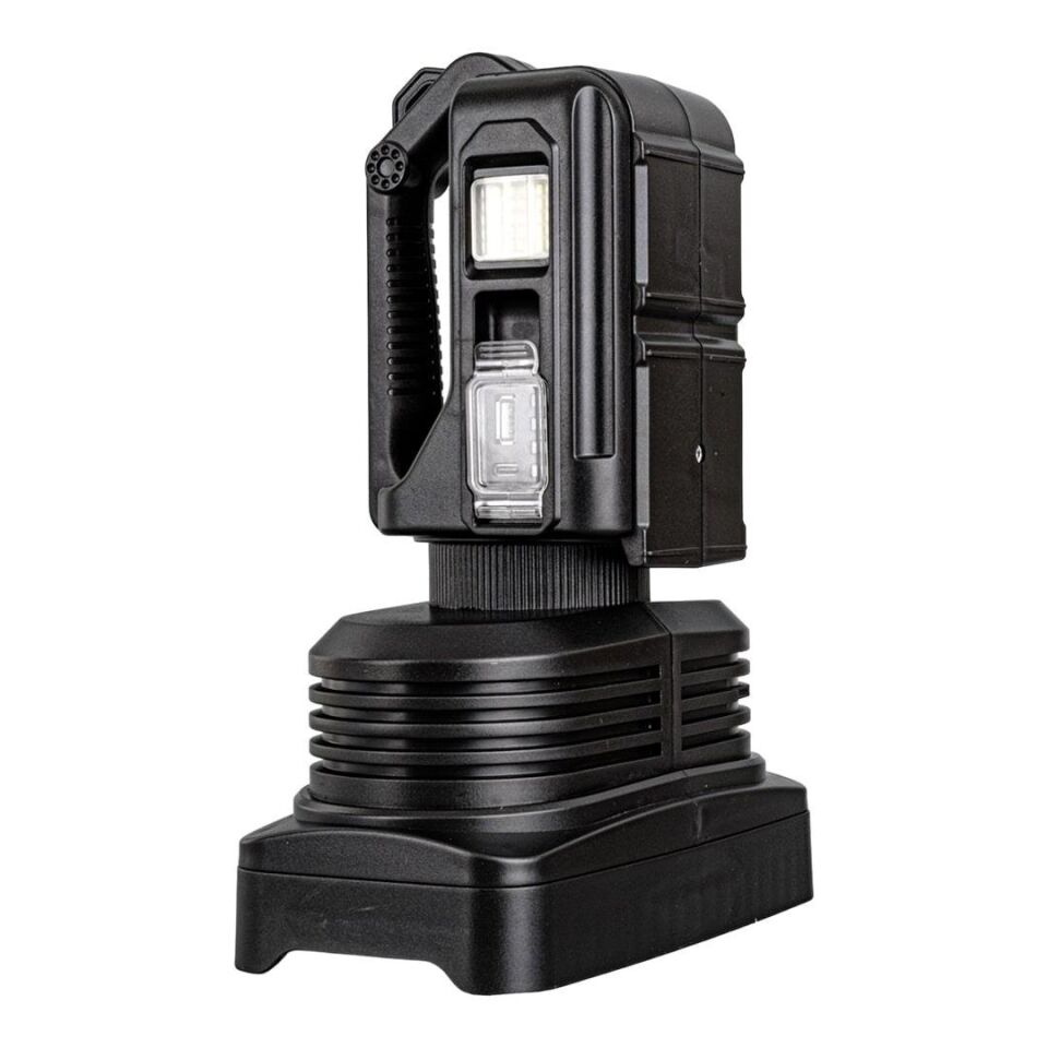 Ayt Powermaster W5123 Süper Parlak Pilli Ve Şarjlı Battal Boy Pilli Şarjlı El Feneri Işıldak Led Aydınlatma