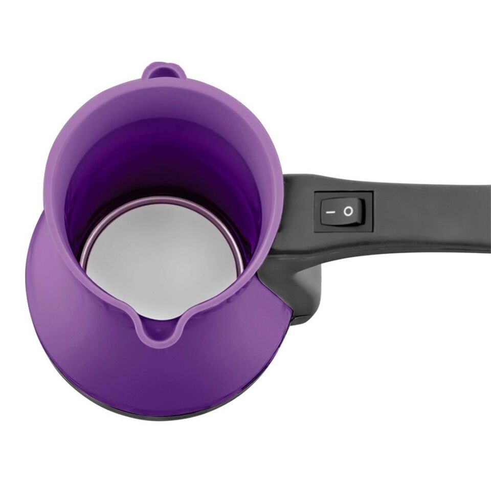 Crown CRW-7124 1000W 400ML Elektrikli Türk Kahve Makinesi Plastik Cezve AC220V