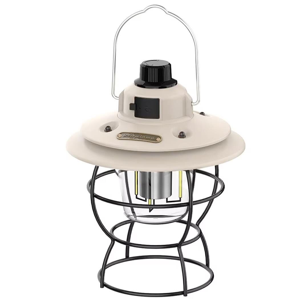 Ayt Powermaster PM-16042 Retro Led Şarjlı 3 Işık Modlu Aydınlatma Feneri Kamp Lambası Aydınlatma