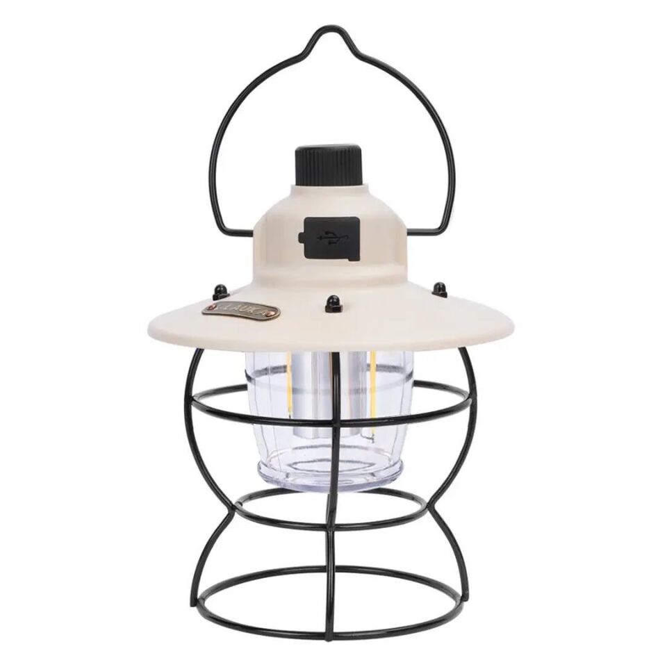 Ayt Powermaster PM-16042 Retro Led Şarjlı 3 Işık Modlu Aydınlatma Feneri Kamp Lambası Aydınlatma