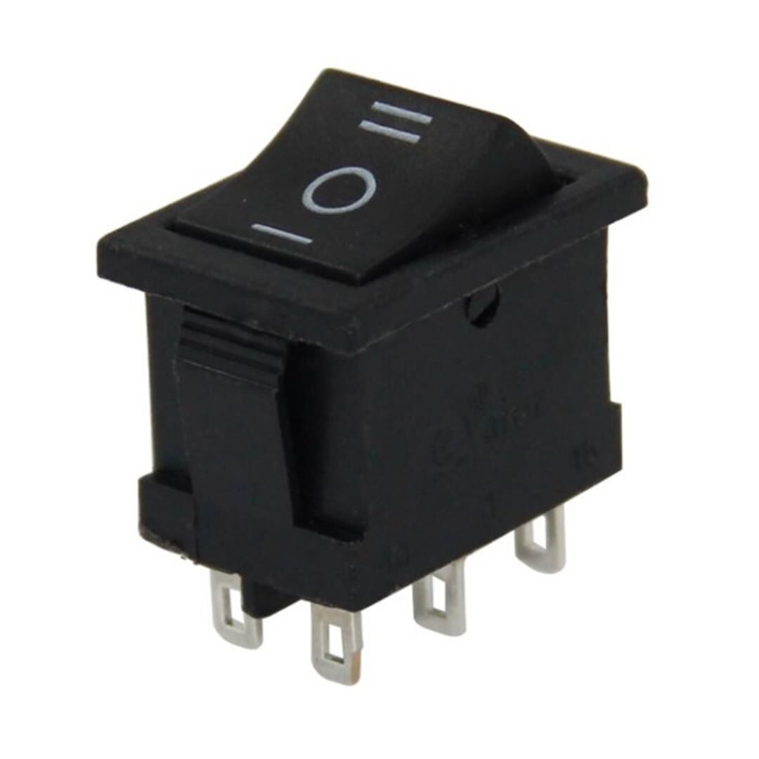 Powermaster Mini Işıksız Anahtar 6P ON-OFF-ON 6P IC-123-6