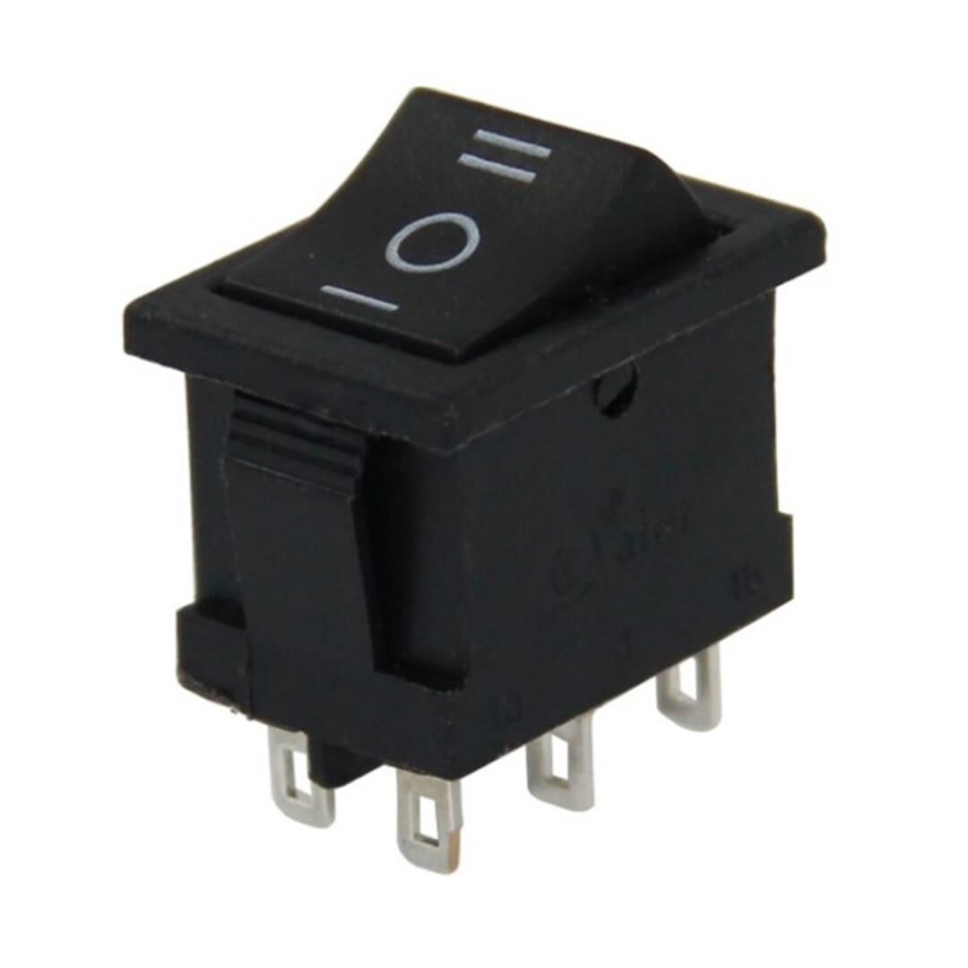 Powermaster Mini Işıksız Anahtar 6P ON-OFF-ON 6P IC-123-6