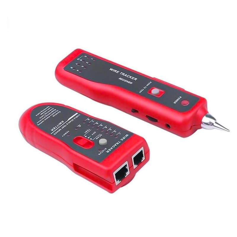 Ayt Powermaster Pm-16250 Lüks Çantalı Kablo Bulucu ve Test Cihazı Sesli Işıklı Uyarı İnternet Telefon Kablolarıda Bulur